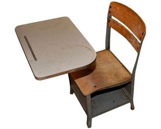 73. vintage elementary school desk