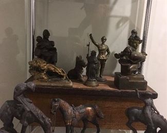 Antique Bronze Fiqurines.