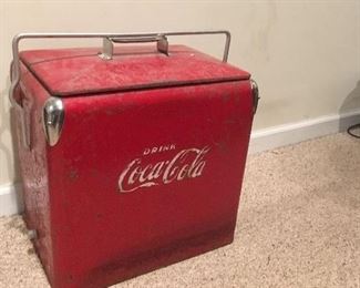 Antique Coca Cola Cooler.