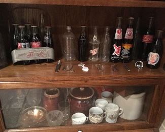 Vintage Antique & Vintage Coca Cols & Pepsi Cola Items. Mustache Cups,etc...