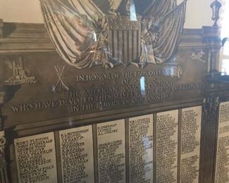 WW1 World War One. In Honor of the employees of The American Tobacco Company lost from the Fredericksburg, Va, area.
