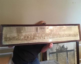 Panoramic Photograph of Fredericksburg, Va, School