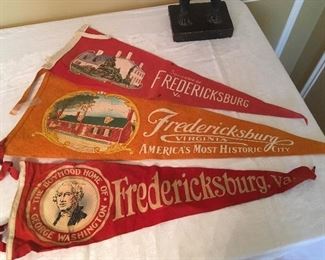 Antique Fredericksburg Pennants.