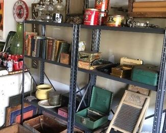 Antique Oil Lamps, Antique wringer washer,etc...