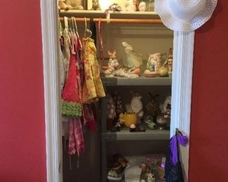 Little Girl & Easter Items