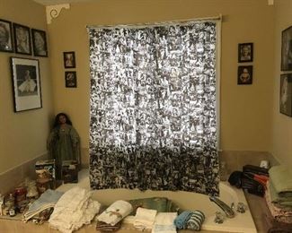 Candles,Linen's,Indian Doll,Marilyn Monroe Items,etc...