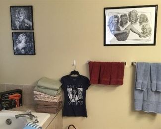 Marilyn Monroe Items, Bath Linen's.