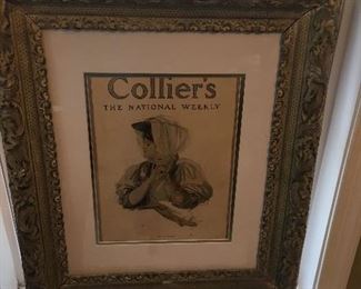 Antique Harrison Fisher Prints.