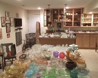 Antique & Vintage Glassware.Depression Glassware,etc...