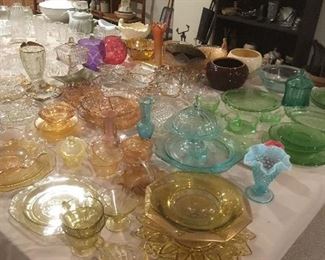 Antique & Vintage Glassware ,Depression Glassware