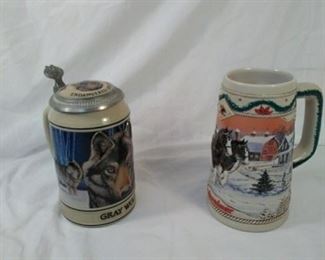 Budweiser Beer Steins
