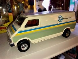 Vintage Ertl Michigan Bell van