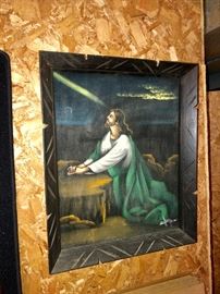 Velvet Jesus painting