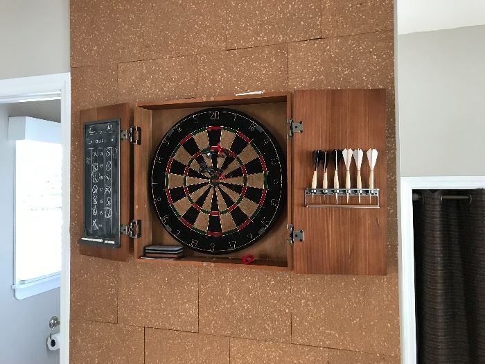 Dart board unit