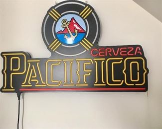 Pacifico Cerveza Large Neon Bar Sign 