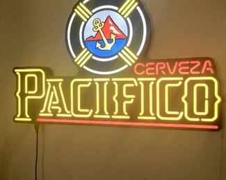 Pacifico Cerveza Large Neon Bar Sign 