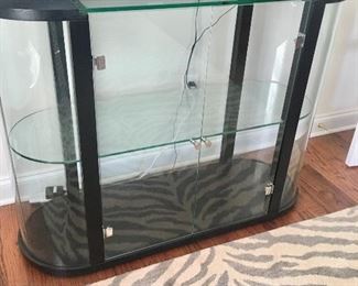 Glass display case 