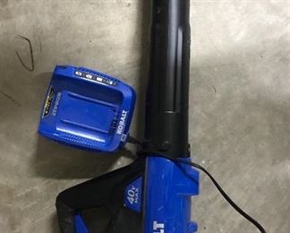 Kobalt battery powered leaf blower