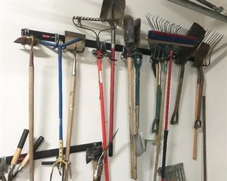 Various yard tools