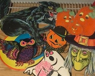 old 50-60's paper cut outs