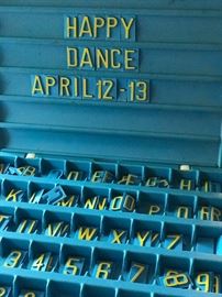 Vintage 1960's Movie Title Maker kit