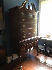 Pennsylvania House cherry high boy, excellent condition