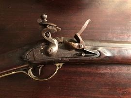 Read and Lane flintlock long rifle, circa 1836