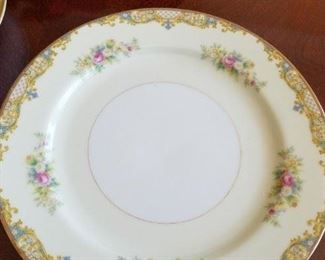 complete set of Noritake china, Carmela pattern, with serving pieces