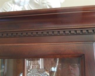 curio cabinet detail