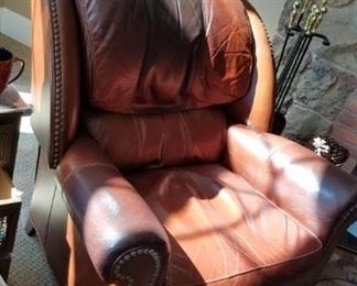 leather armchair