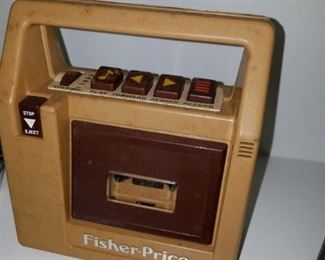 vintage Fisher Price tape recorder