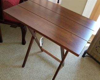 set of 4 TV tables. Brand new from Pier One, never used. Purchased for $160.00