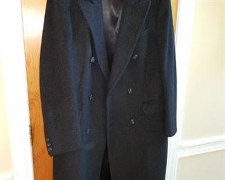 men's Burberry 100% wool coat, fresh from dry cleaner