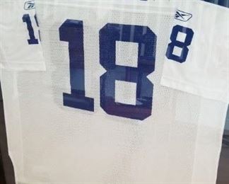 Peyton Manning Colts signed Football Jersey with COA