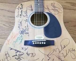 Signed Guitar by some of Country Music's Greatest Artists
