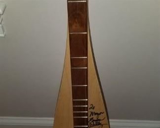 Signed by Dolly Parton and made by Katy Parton 