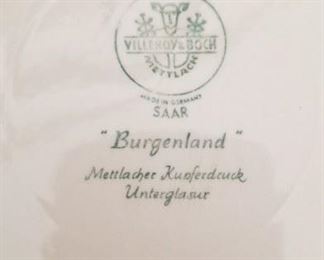 Villeroy and Boch " Burgenland"