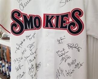 2003 Smokies autographed jersey