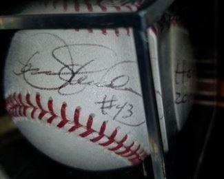Dennis Eckersley autographed ball