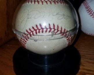 Joe DiMaggio autographed ball