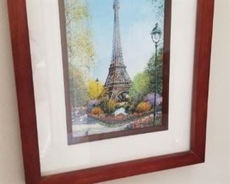 Eiffel tower print