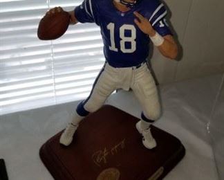 Danbury Mint Peyton Manning figurine