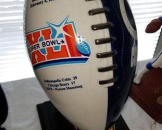 Superbowl XLI Commemorative Trophy