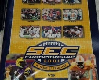 2001 SEC Championship program