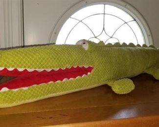 Stuffed alligator