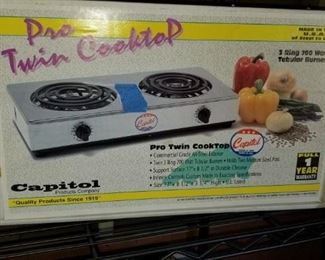 Twin cooktop