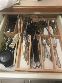 Silverware & kitchen items