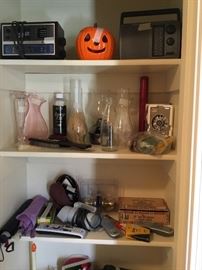 Miscellaneous items in front closet