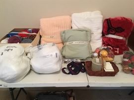 Blankets, yarn, miscellaneous