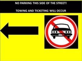 NO PARKING